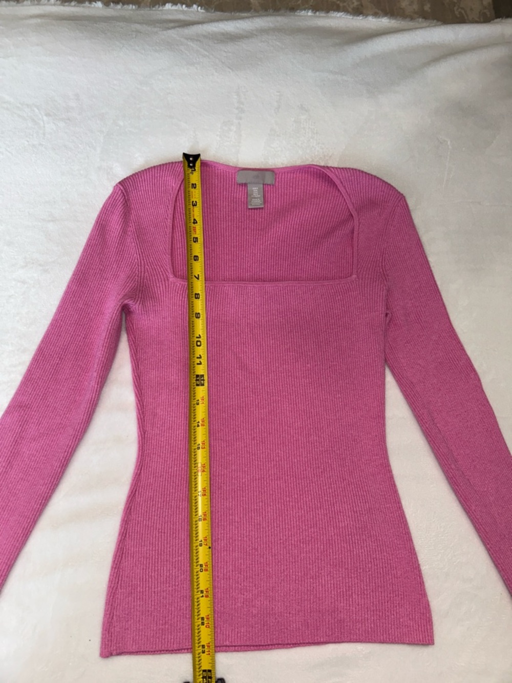 H&M Pink Ribbed Sweater Medium - Picture 4 of 6